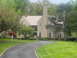 Franco Roofing Inc. completed asphalt shingle roof installation on a Cape Cod style home in Bucks County, PA