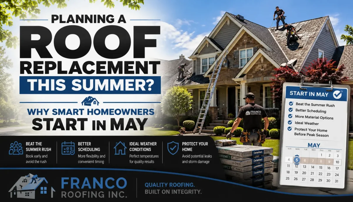 Planning a Roof Replacement This Summer? Why Smart Homeowners Start in May