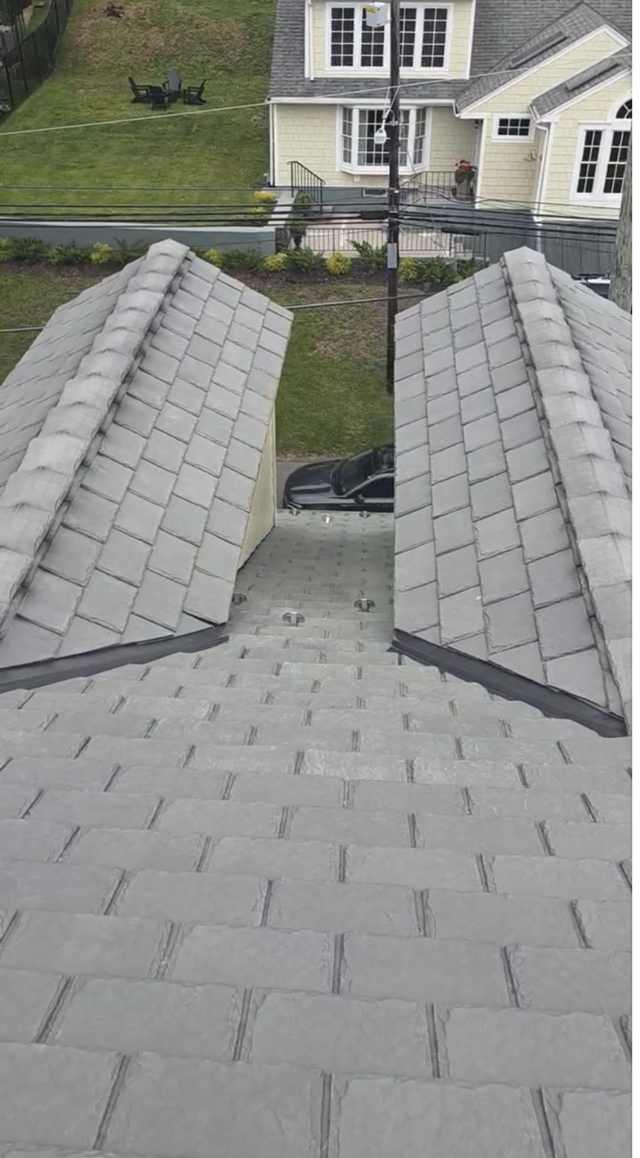 DaVinci synthetic slate roof installation in New Hope, PA