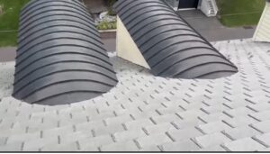 DaVinci synthetic slate roof on a New Hope, PA colonial home