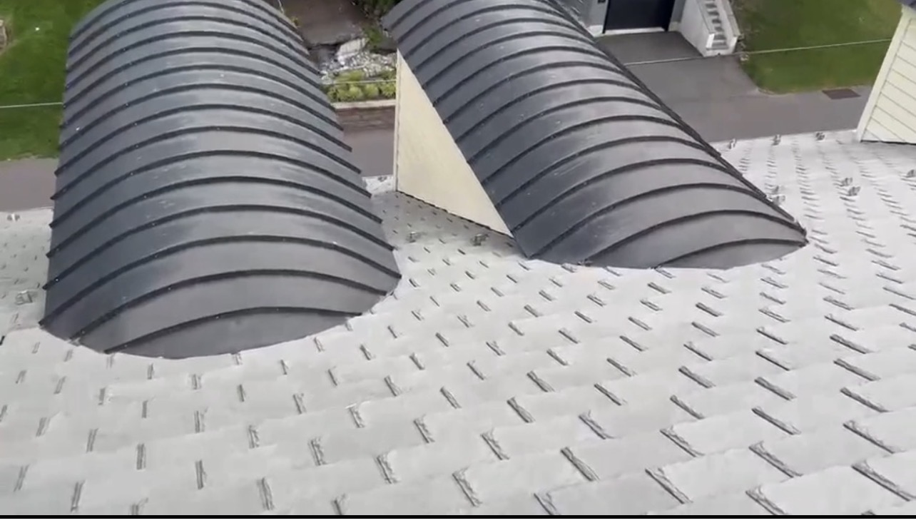 DaVinci synthetic slate roof on a New Hope, PA colonial home