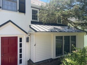 Standing seam metal roof on a Stockton, New Jersey home by Franco Roofing