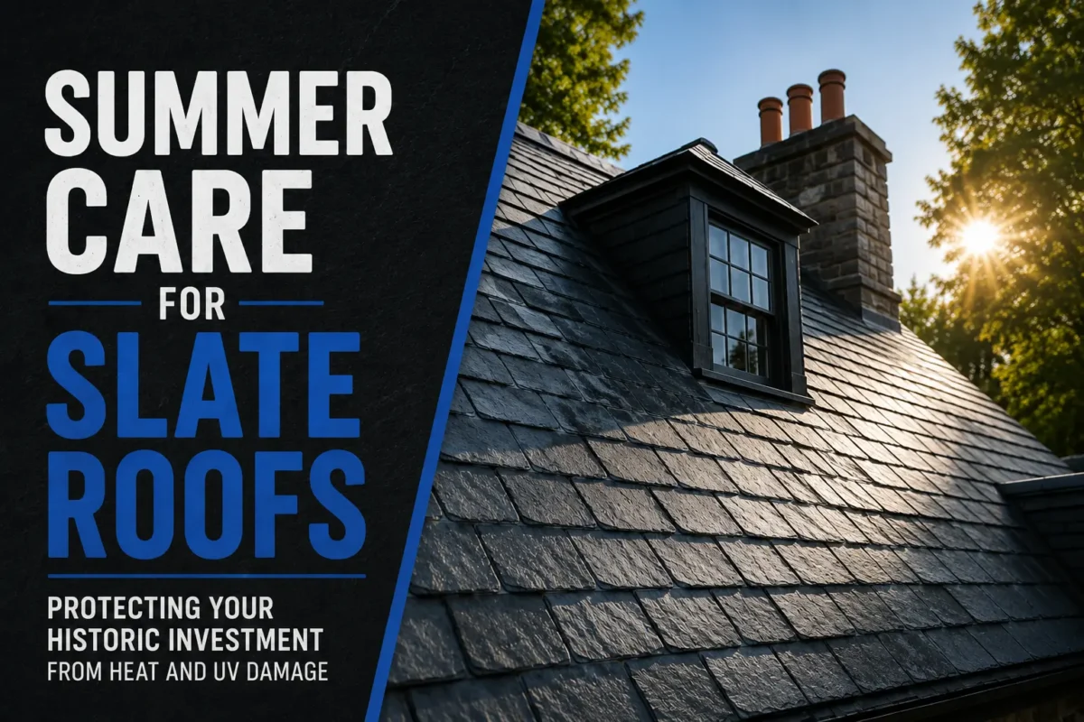 Summer Care for Slate Roofs: Protecting Your Historic Investment from Heat and UV Damage