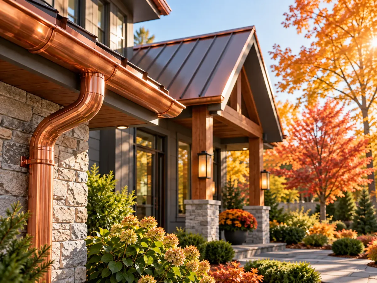 Copper Gutters and Metal Accents: When Premium Upgrades Are Worth the Investment