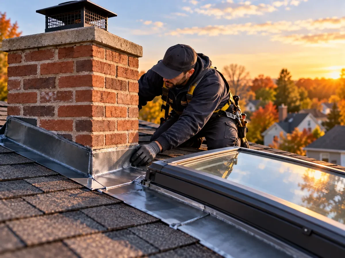 Chimney and Skylight Flashing: The Pre-Winter Maintenance Most Homeowners Miss